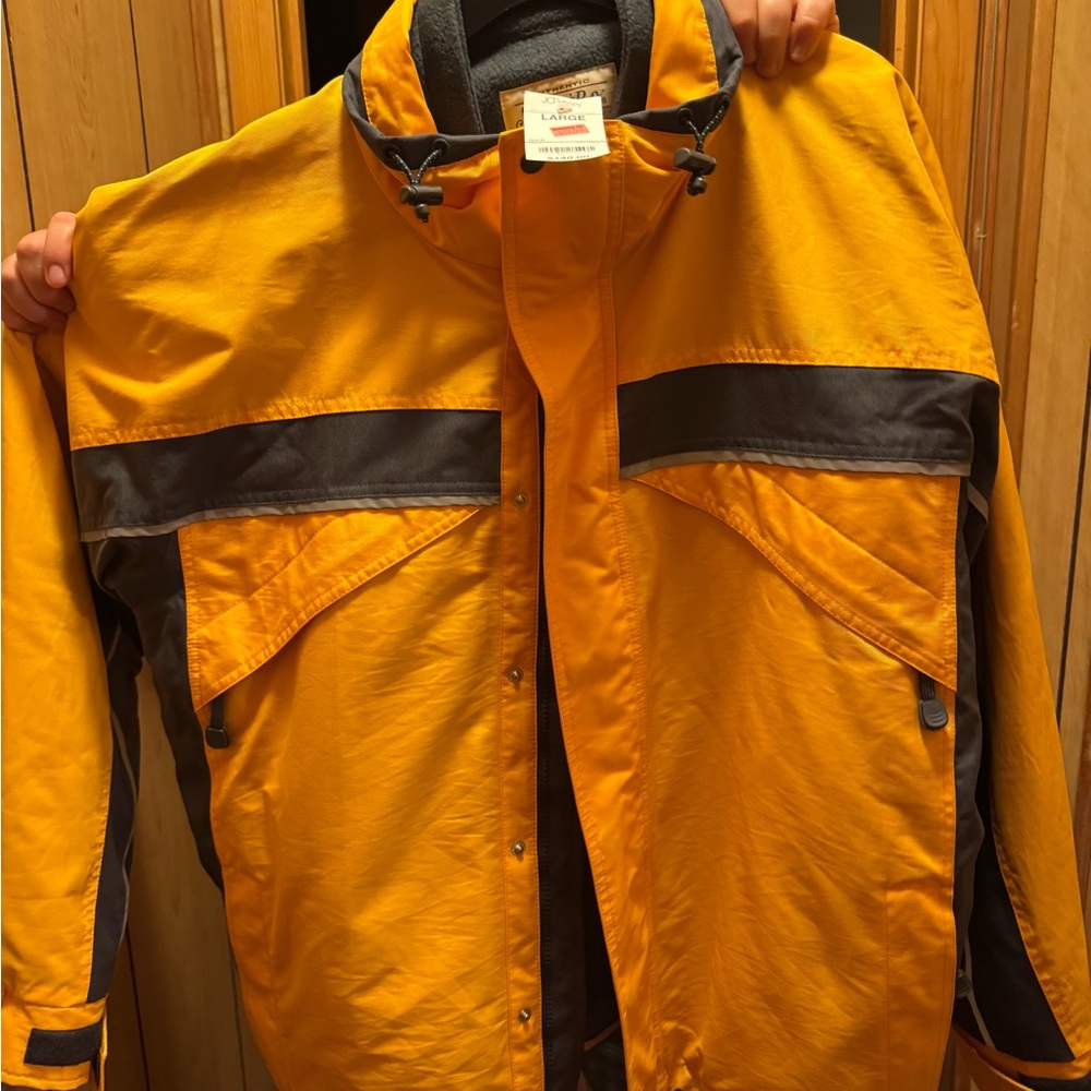 JCPenney Yellow and Black Performance Jacket
